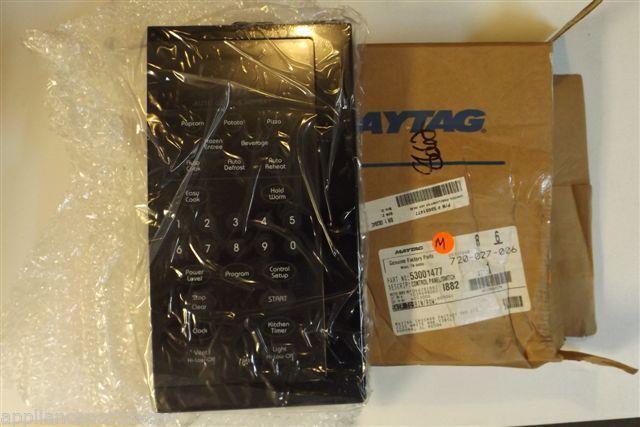 MAYTAG MICROWAVE 53001477 CONTROL PANEL SWITCH NEW IN BOX MAYTAG MICROWAVE 53001477 CONTROL PANEL SWITCH NEW IN BOX